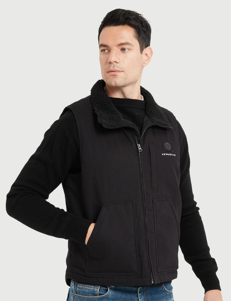 [Final Sale] Men's Heated Canvas Vest 7.4V [S,M,XL,2XL]