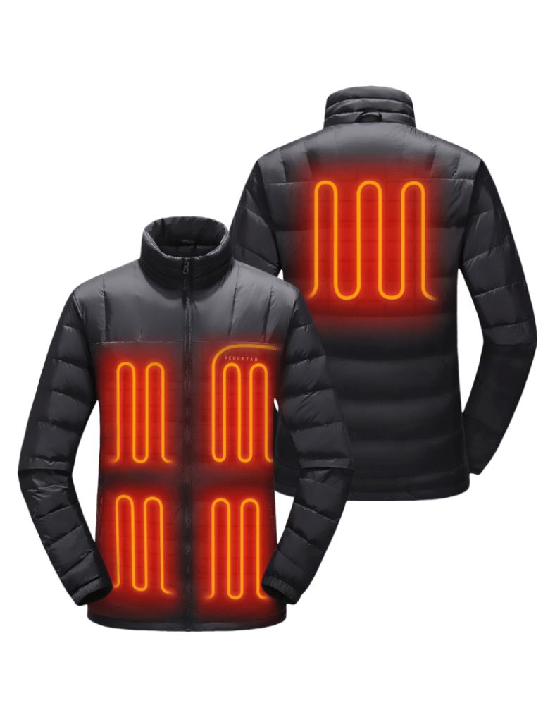 [Final Sale] Men's 3-in-1 Heated Down Jacket 7.4V [S,M,L,XL,3XL]