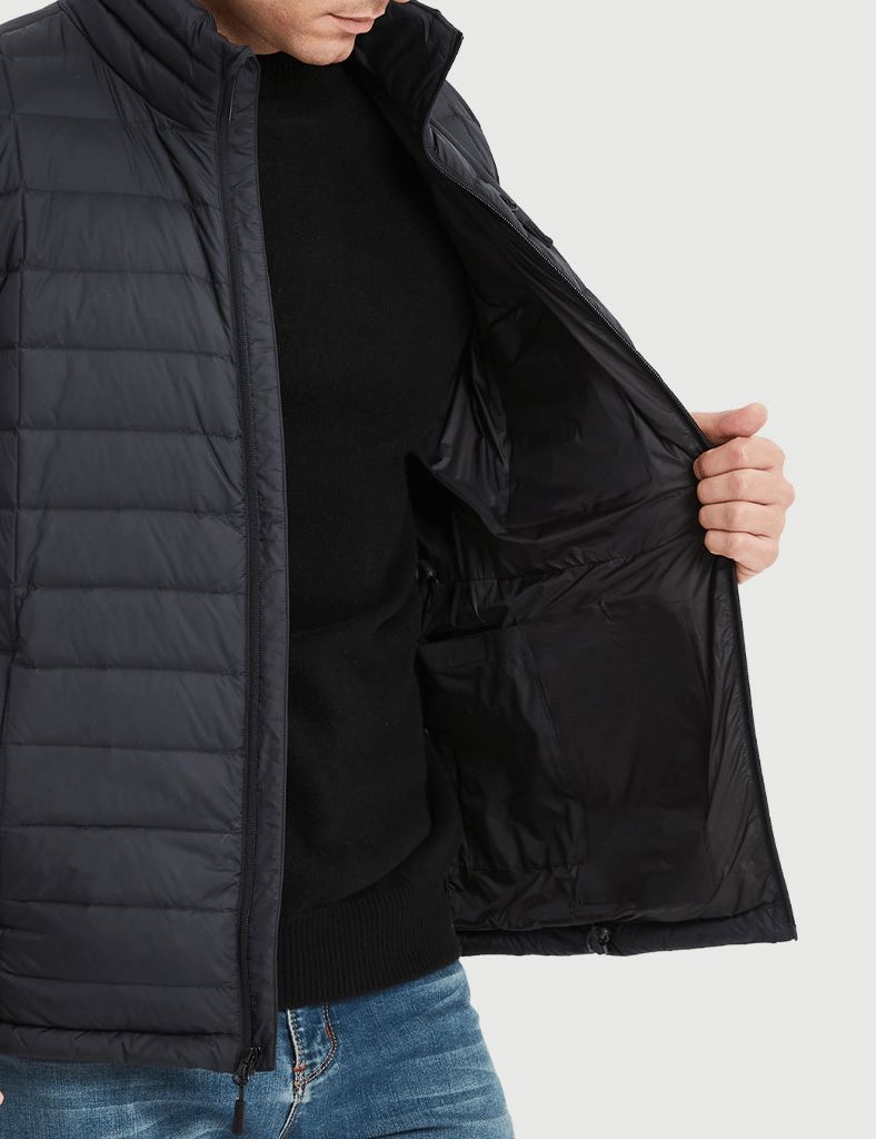 [Final Sale] Men's Heated Vest with Stand Collar 7.4V