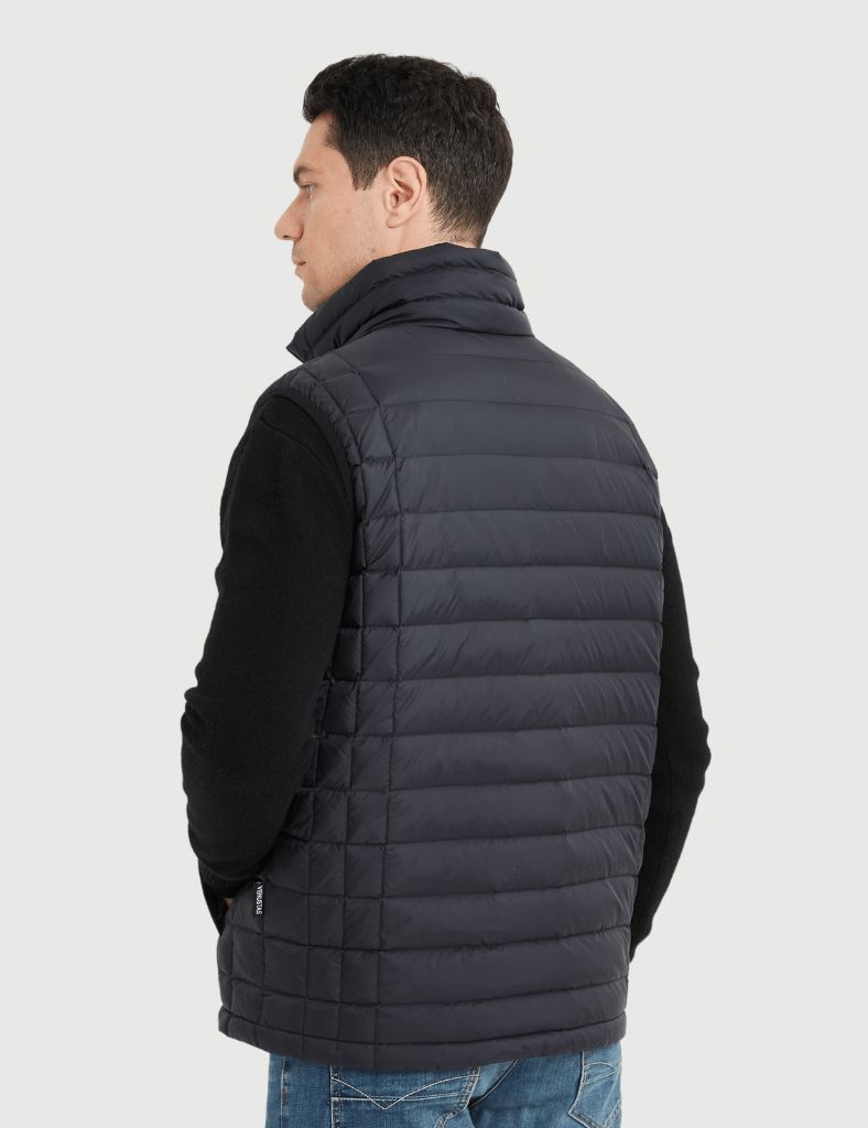 [Final Sale] Men's Heated Vest with Stand Collar 7.4V
