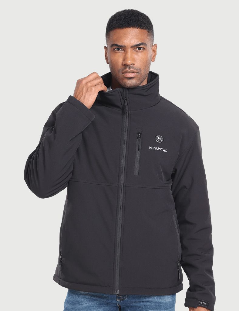 [Open Box] Men’s Soft Shell Heated Jacket 7.4V [S,M,XL,3XL,4XL]