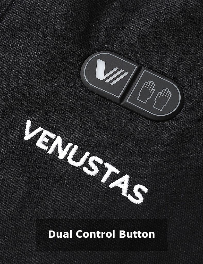 Men’s Heated Canvas Vest 12V with Dual Control