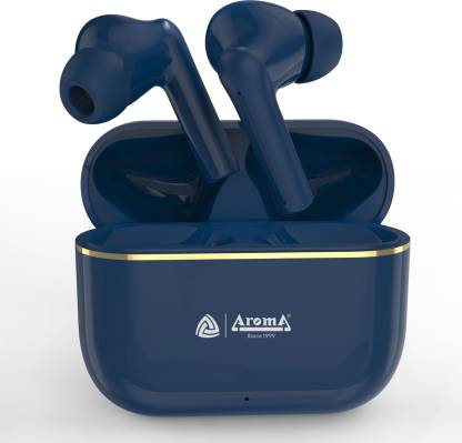 Aroma NB140 Galaxy 50 Hours* Playtime, Deep Bass, Fast Charging True Wireless Earbuds Bluetooth Headset  (Blue, True Wireless)