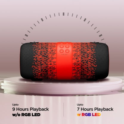 boAt Stone 1200F Sunburn Edition with up to 9 Hours Playback and RGB LEDs 14 W Bluetooth Speaker  (Blue, Stereo Channel)