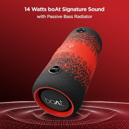 boAt Stone 1200F Sunburn Edition with up to 9 Hours Playback and RGB LEDs 14 W Bluetooth Speaker  (Blue, Stereo Channel)