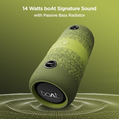 boAt Stone 1200F Sunburn Edition with up to 9 Hours Playback and RGB LEDs 14 W Bluetooth Speaker  (Blue, Stereo Channel)