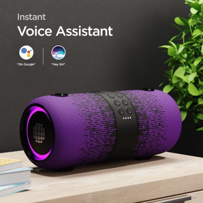 boAt Stone 1200F Sunburn Edition with up to 9 Hours Playback and RGB LEDs 14 W Bluetooth Speaker  (Blue, Stereo Channel)