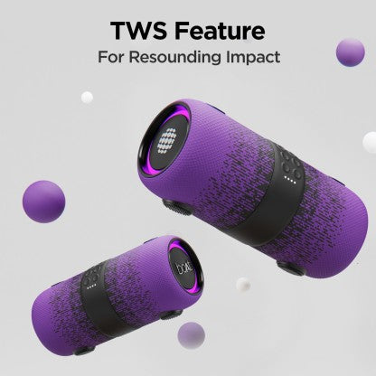 boAt Stone 1200F Sunburn Edition with up to 9 Hours Playback and RGB LEDs 14 W Bluetooth Speaker  (Blue, Stereo Channel)