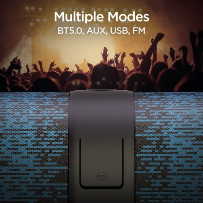 boAt Stone 1200F Sunburn Edition with up to 9 Hours Playback and RGB LEDs 14 W Bluetooth Speaker  (Blue, Stereo Channel)