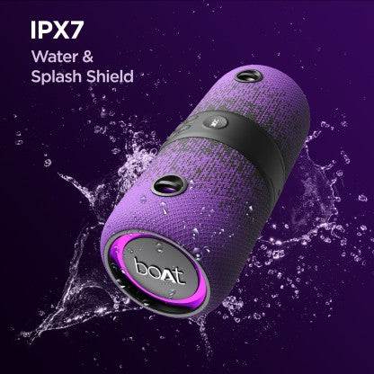 boAt Stone 1200F Sunburn Edition with up to 9 Hours Playback and RGB LEDs 14 W Bluetooth Speaker  (Blue, Stereo Channel)