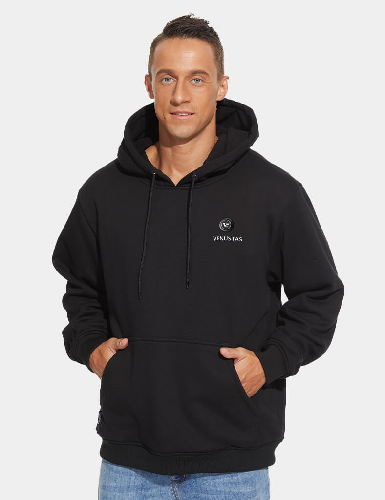 Pullover Heated Hoodie for Unisex with Heating Pockets 7.4V