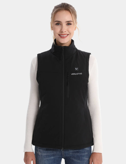 Women's Recycled Heated Softshell Golf Vest 7.4V