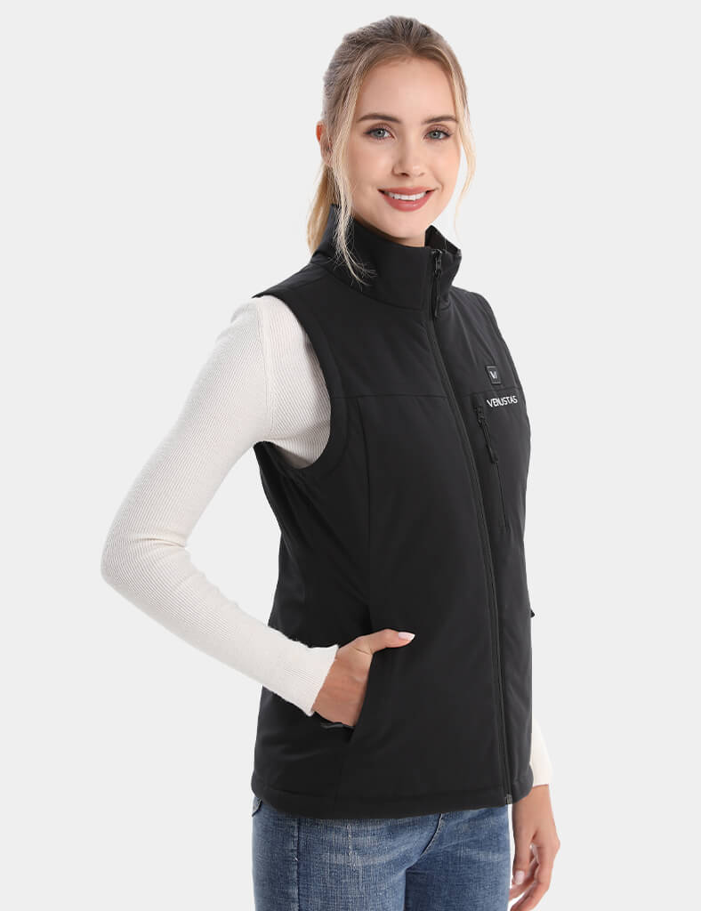 Women's Recycled Heated Softshell Golf Vest 7.4V