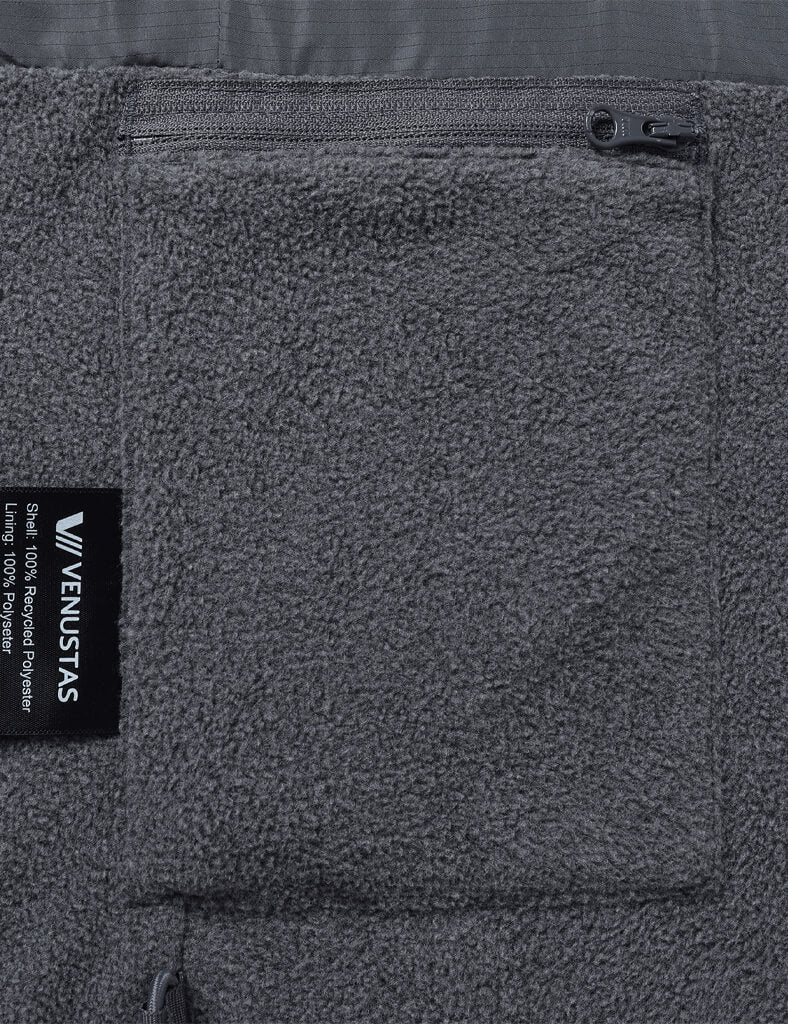 Men’s Heated Recycled Fleece Vest 7.4V - Dark Grey/ Navy