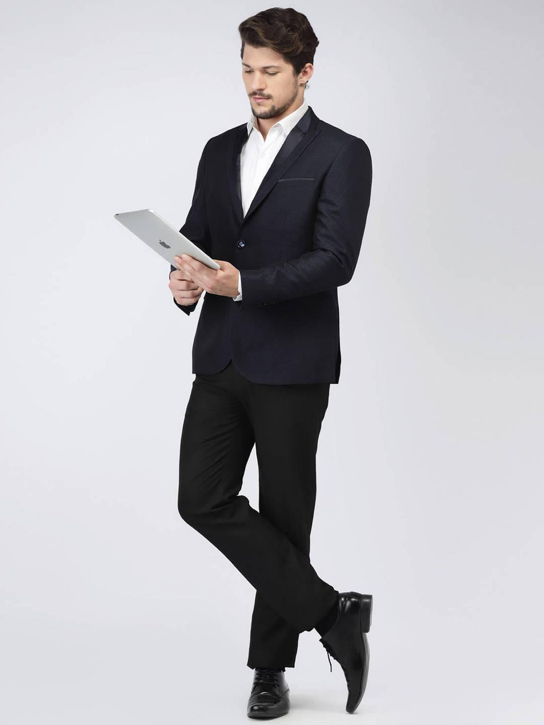 Studio NYX Slim Fit Single Breasted Partywear Jacket