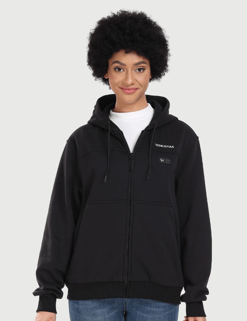 Unisex Dual Control Heated Fleece Hoodie 12V