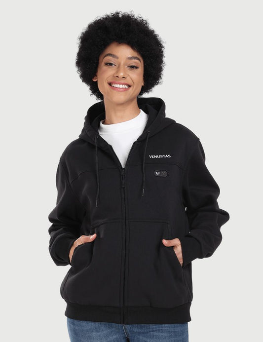 Unisex Dual Control Heated Fleece Hoodie 12V