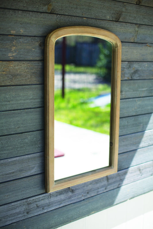 Kalalou Arched Top Wood Framed Mirror6