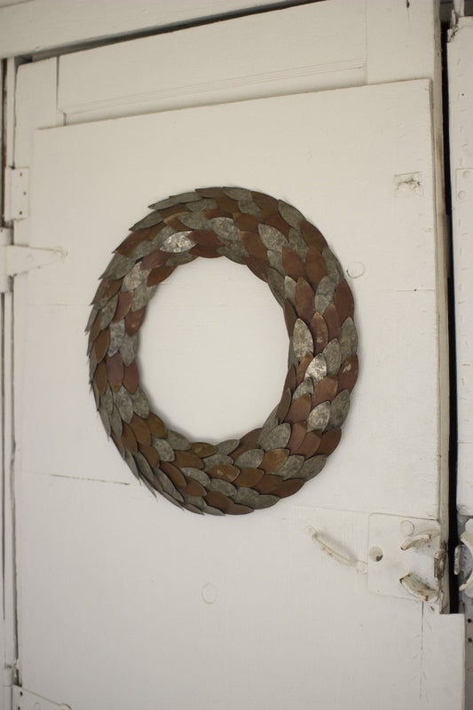 Kalalou Galvanized And Rustic Wreath1