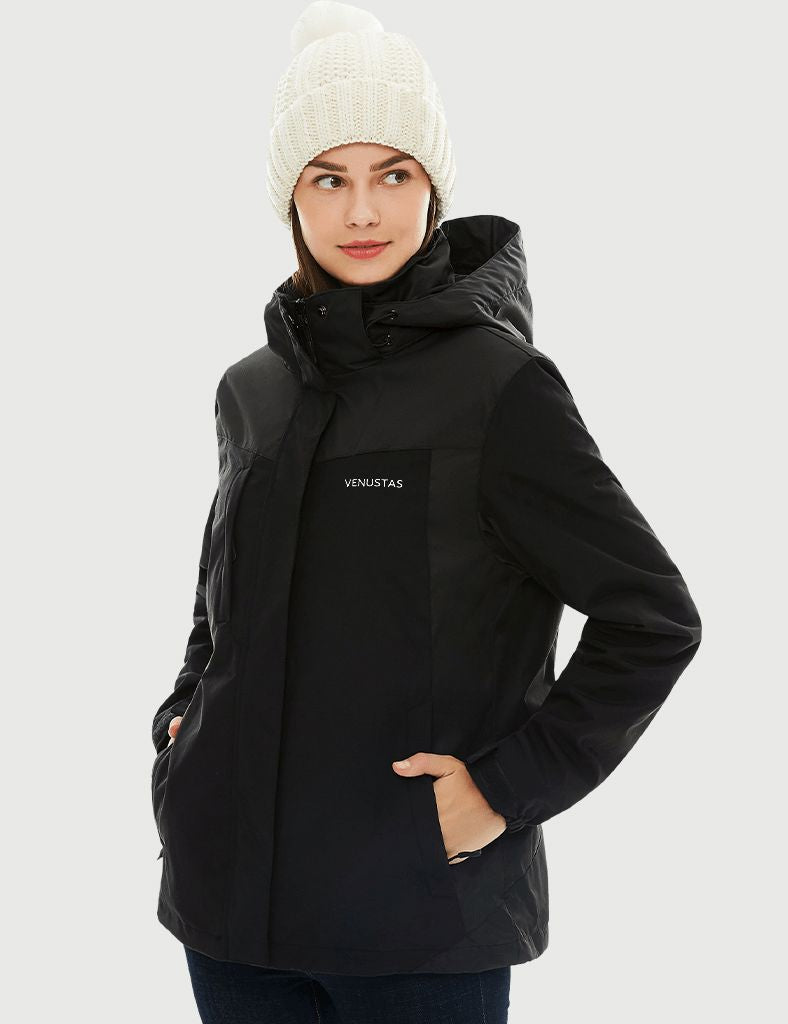 [Open Box] Women's 3-in-1 Heated Jacket 7.4V with Heating Pockets [S,M,L,XL,2XL]