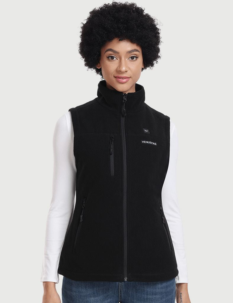 Women’s Heated Recycled Fleece Vest 7.4V