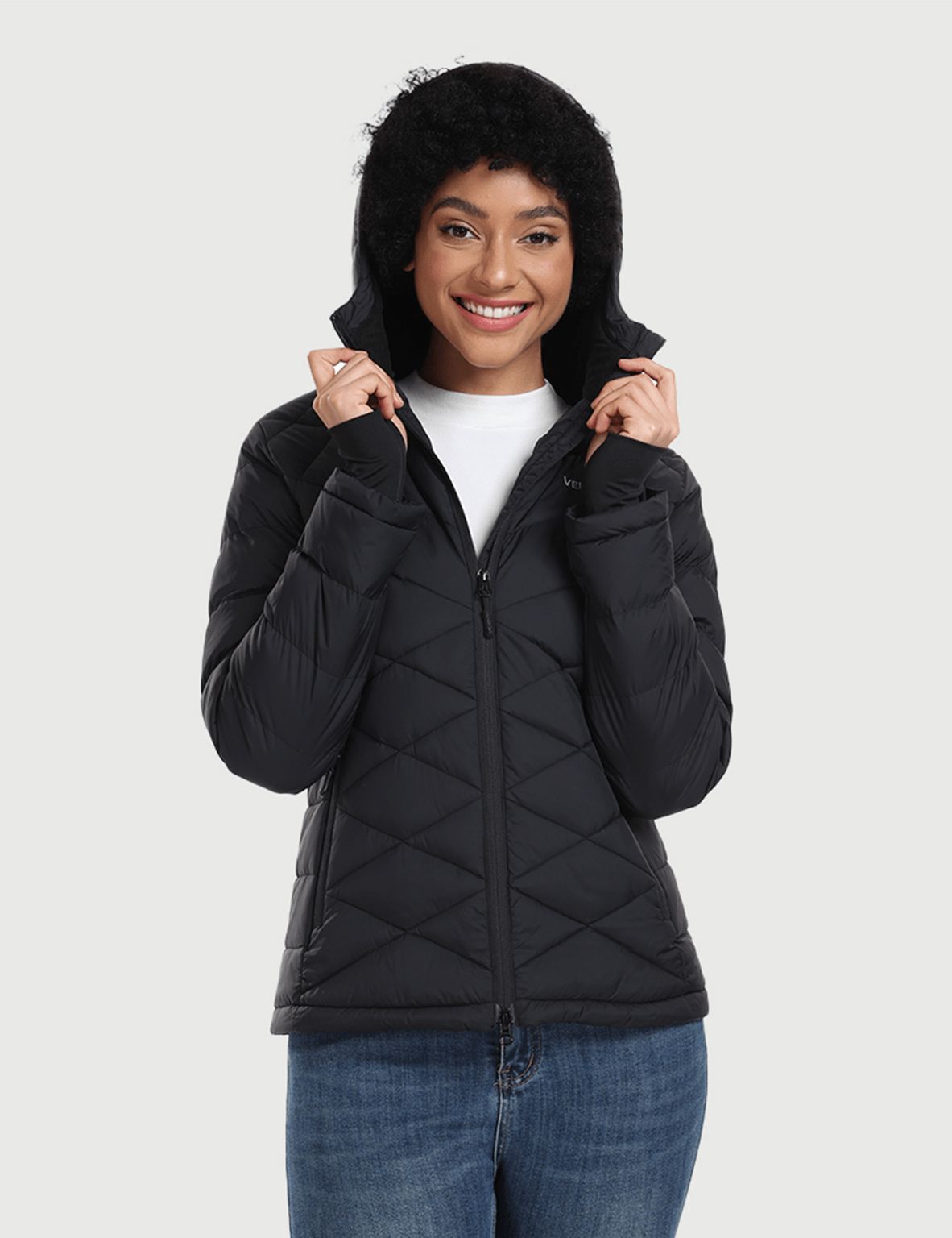 Women’s Heated FELLEX® Hooded Puffer Jacket 7.4V