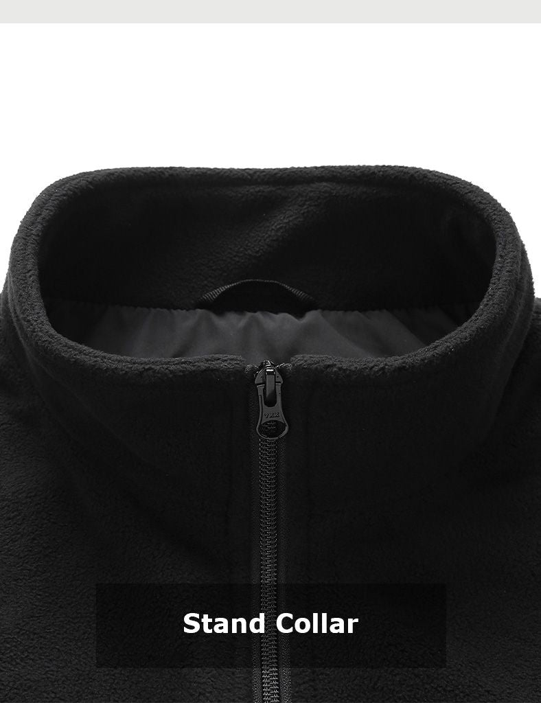 Zipper up Heated Fleece Jacket for Men 7.4V