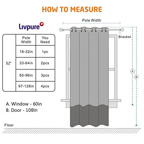 Livpure Smart Room Darkening Blackout Polyester Diamond Pattern Window Curtain with Tieback - 5 Feet ( Navy Blue ) Set of 1 