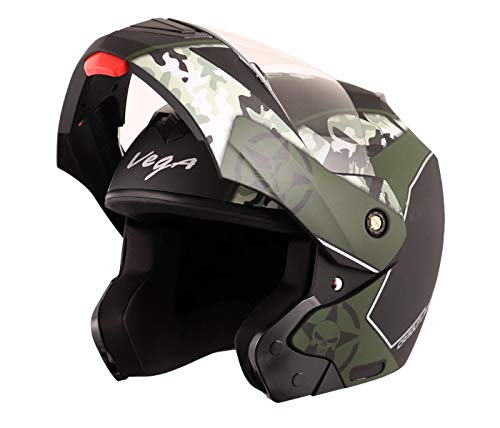 Crux Dx Camouflage Dull Black Battle Green Helmet-M 