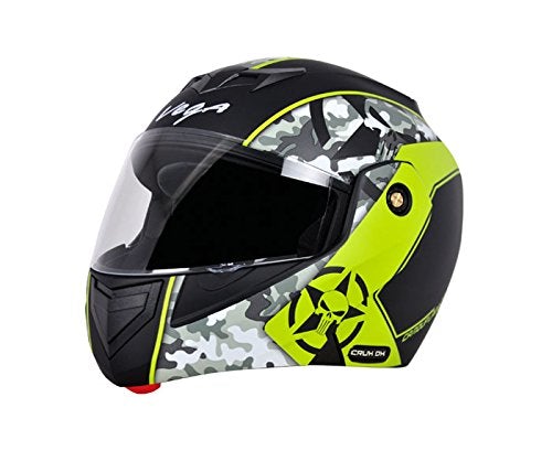 Crux Dx Camouflage Dull Black Battle Green Helmet-M 
