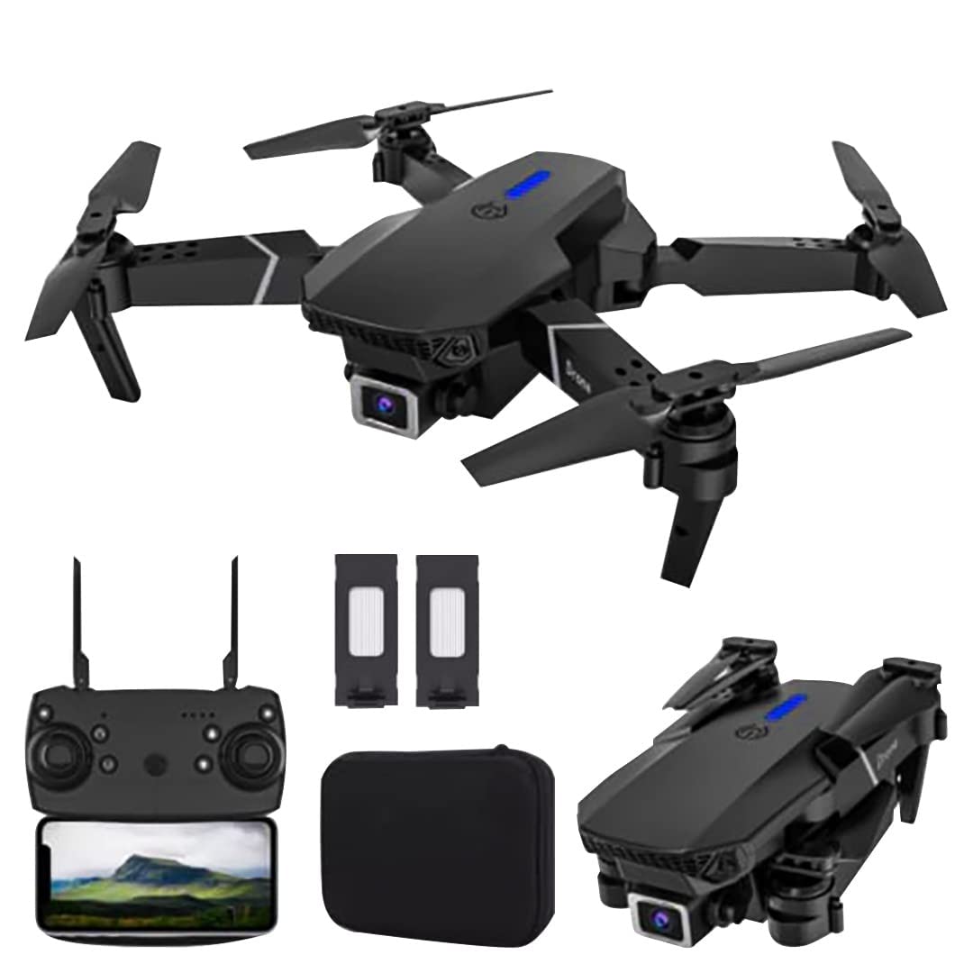 HILLSTAR Foldable Drone with Dual Camera HD Wide Angle Lens 