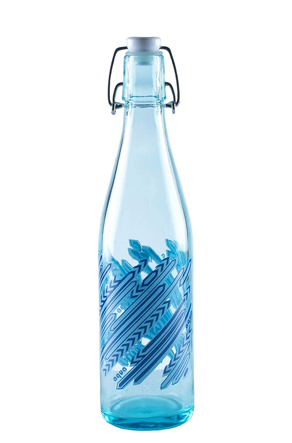 Piramal Glass Glass Water Bottle, 500ml, Blue-aqua 