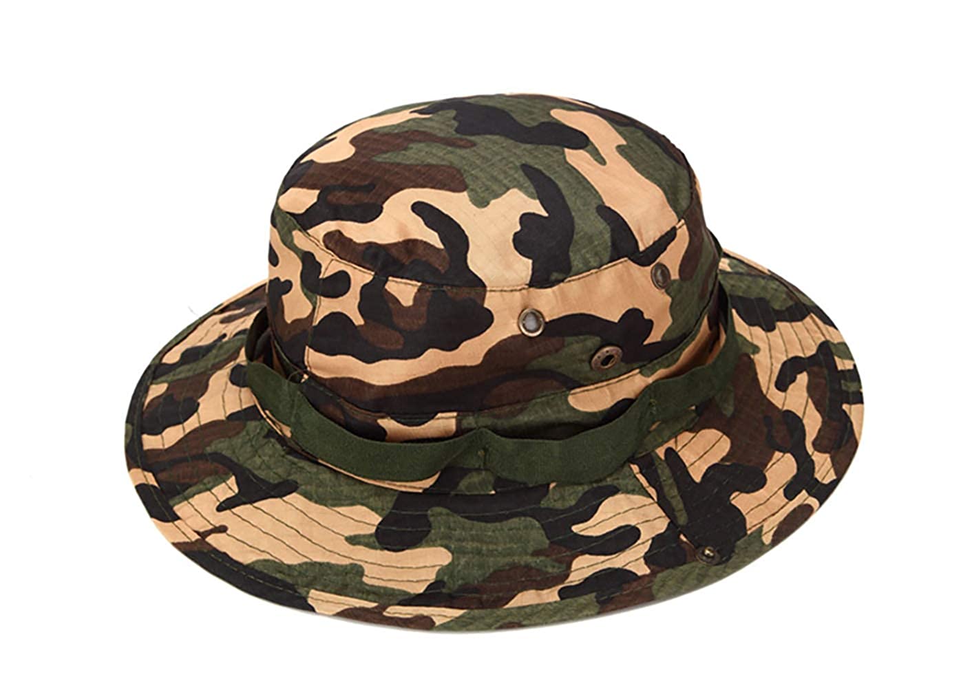 Roadster Cap/Hat for Men Round Cap for Men Wide Brim Sun Hat for Men Round Hat Men (Green)
