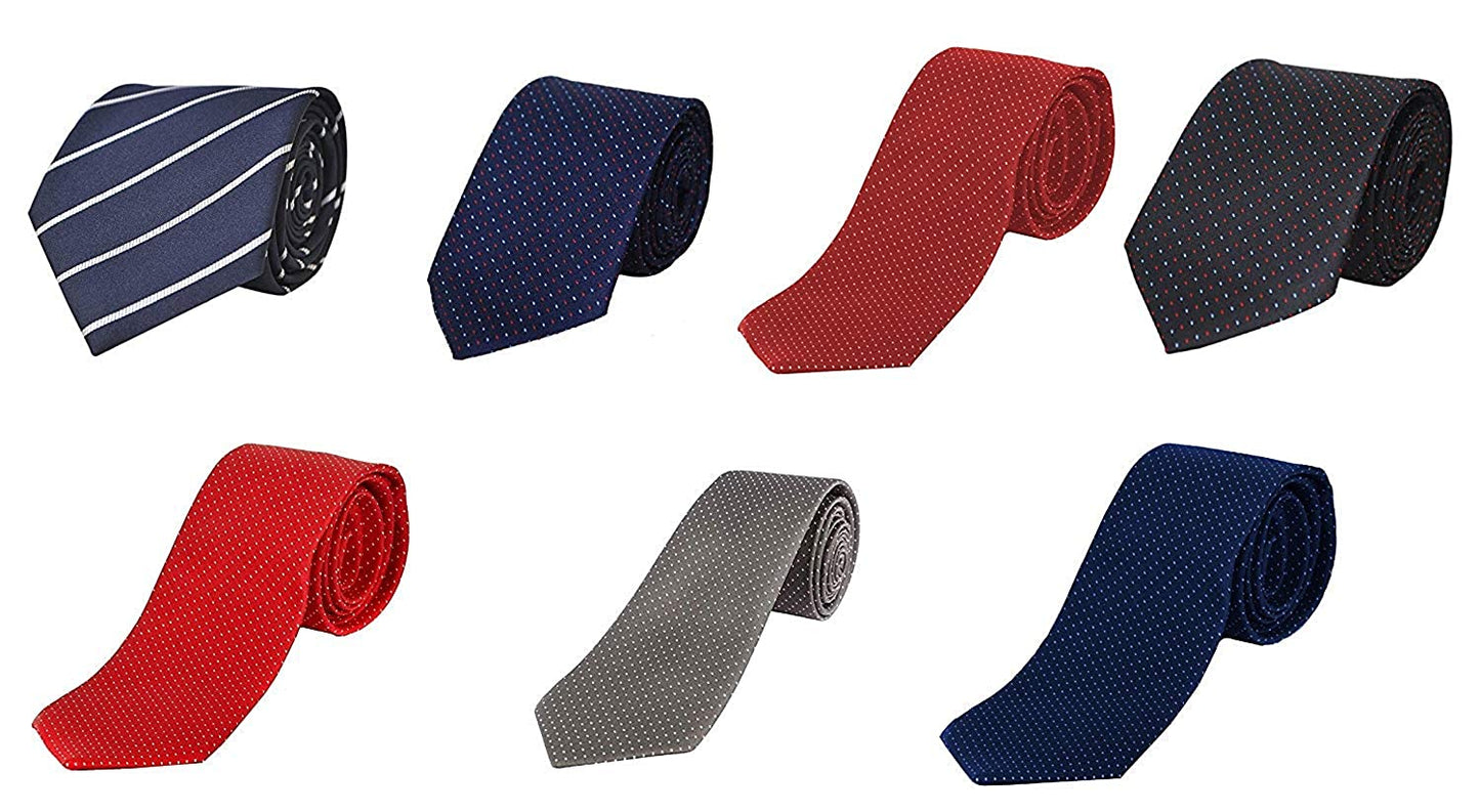 Men's Self Design Microfiber Tie 