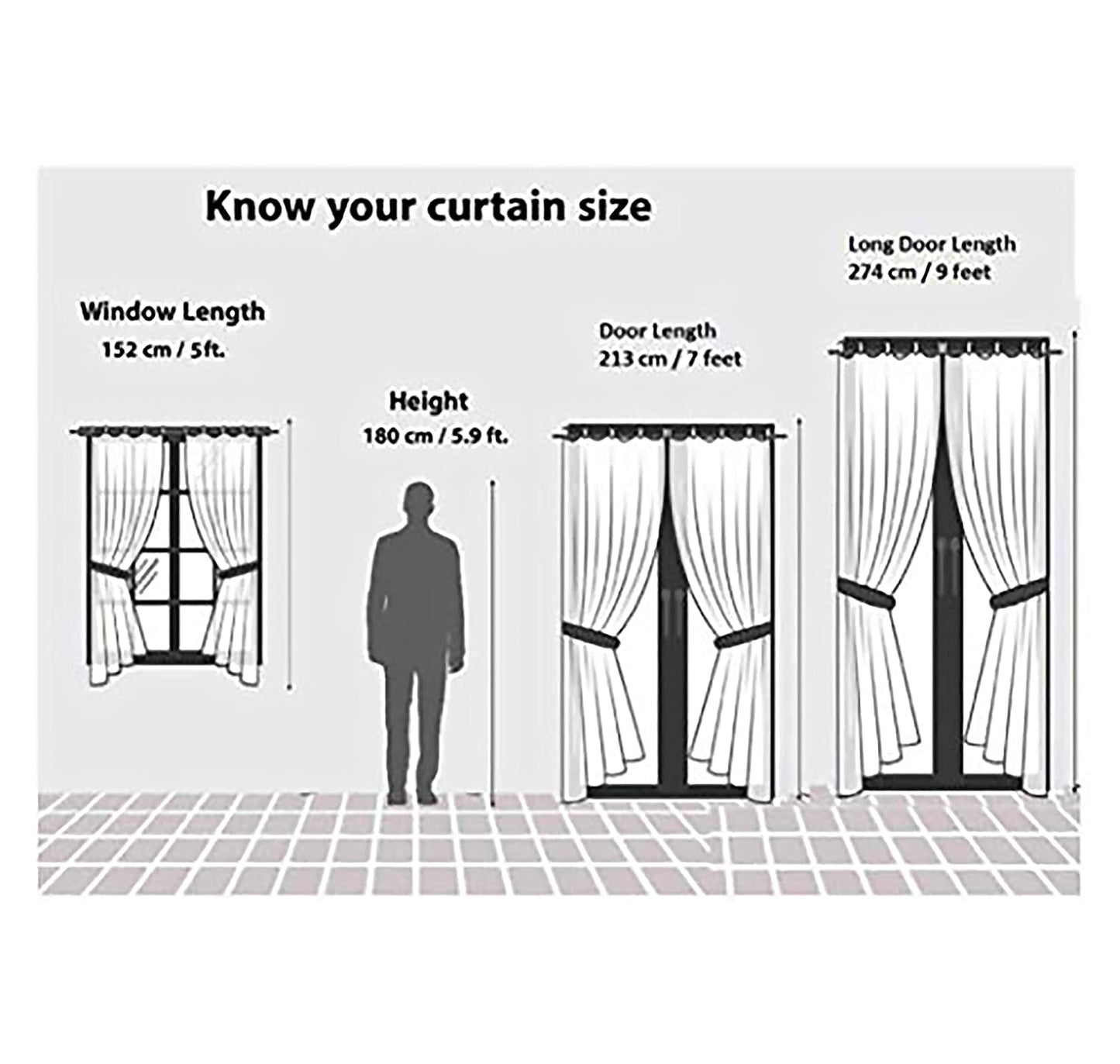 Casableu Long Luxurious Linen Jute Look Curtains Set of 2, Lyon - Yellow Plain Panama Design with Light Filtering and Grommet Eyelet for Bedroom Living Room Door Window (7 Feet) 