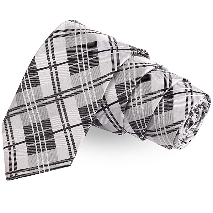 Men's Self Design Microfiber Tie 