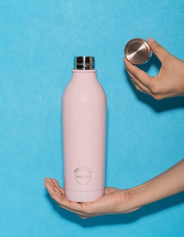 Root7 Stainless Steel Insulated Water Bottle, Millennial Pink