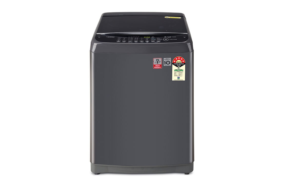 LG 8 Kg 5 Star Fully Automatic Top Load Washing Machine (T80SJMB1Z.ABMQEIL, Middle Black)