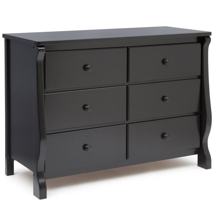 Universal 6 Drawer Double Dresser 