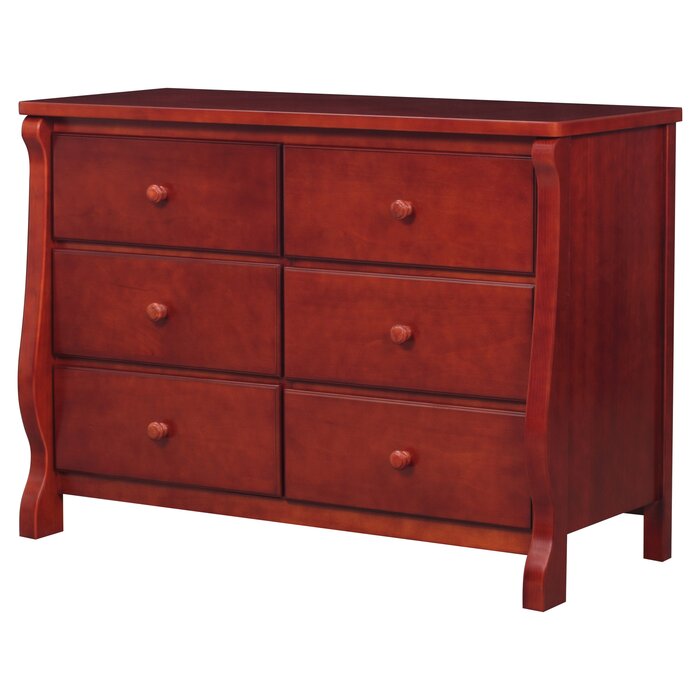 Universal 6 Drawer Double Dresser 