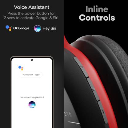 Boult Audio Thunder Bluetooth Headset (Black, On the Ear)