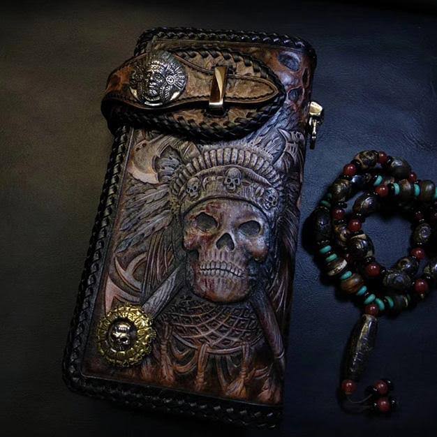Skull Biker Wallet 